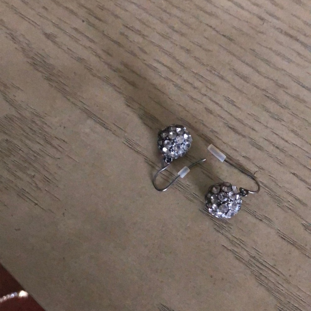 Cute black and silver earrings